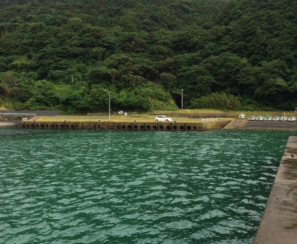 台風の港